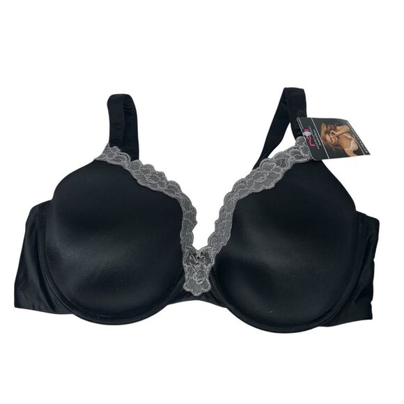 Maidenform Black Full Coverage Bra with Adjustable Straps and Molded Cups - Picture 1 of 7